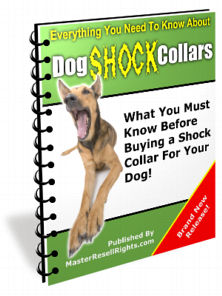 Product picture Dog Shock Collars eBook - MRR