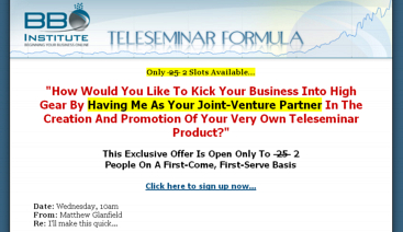 Product picture Teleseminar Formula  MRR