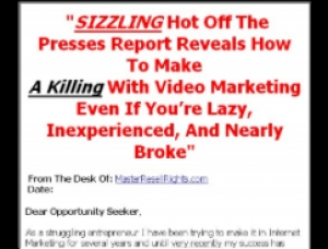 Product picture Video Marketing For Lazy Cash Lovers